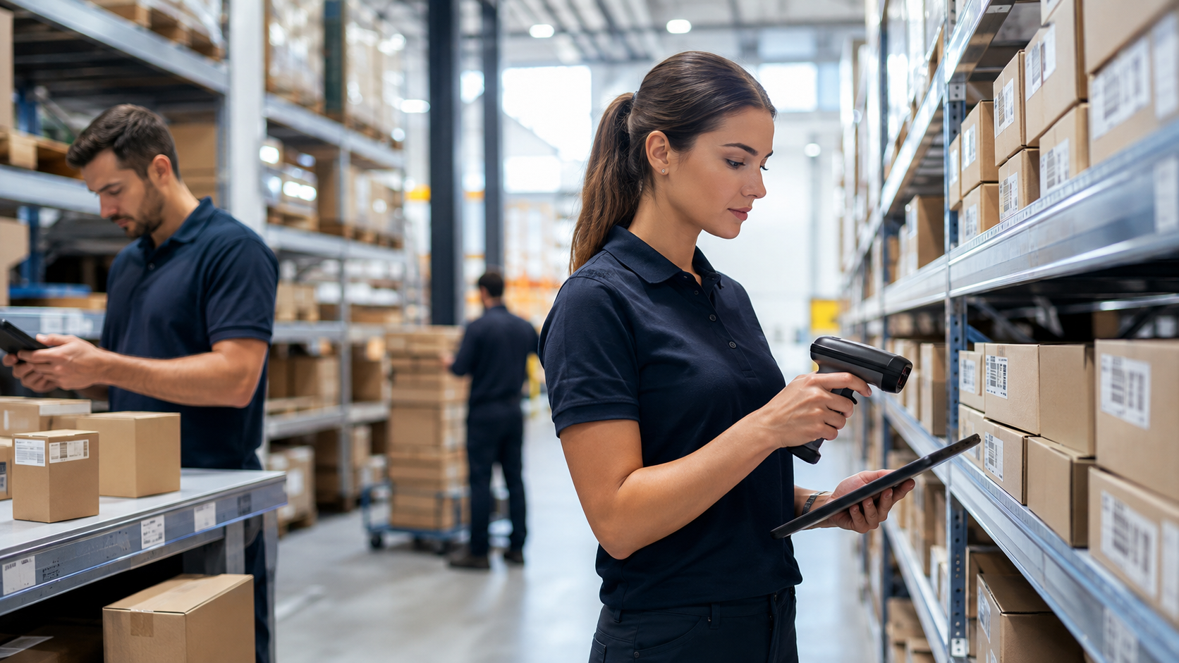 Inventaire professionnel en entrepôt INVOSTOCK